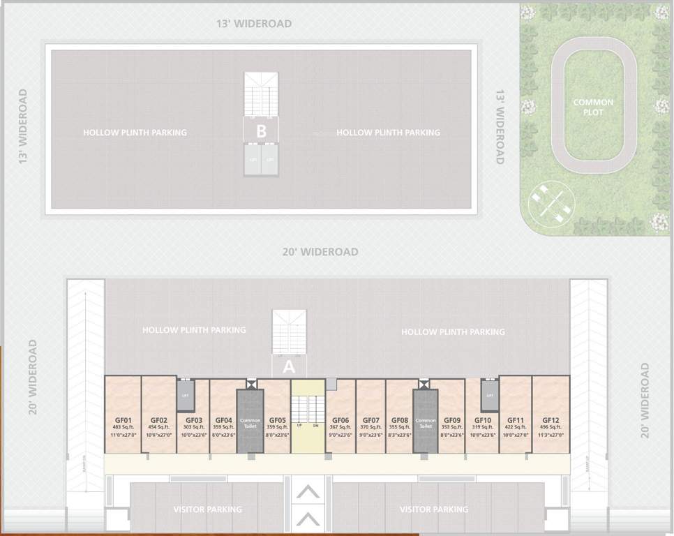  atithi ashray Images for Cluster Plan of Ashirwad Atithi Ashray