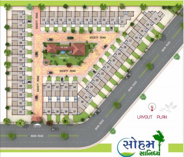 Images for Layout Plan of Soham Sanidhya Bunglows