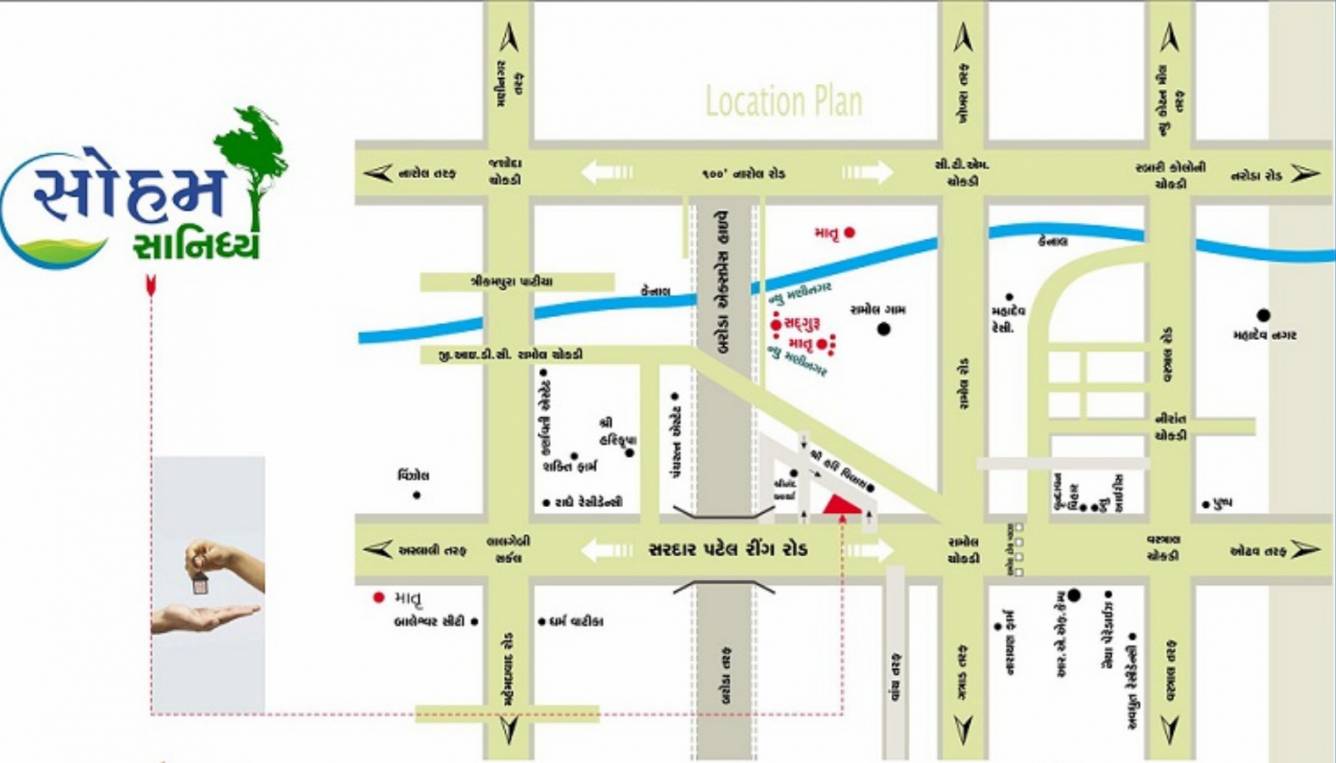 Images for Location Plan of Soham Sanidhya Bunglows