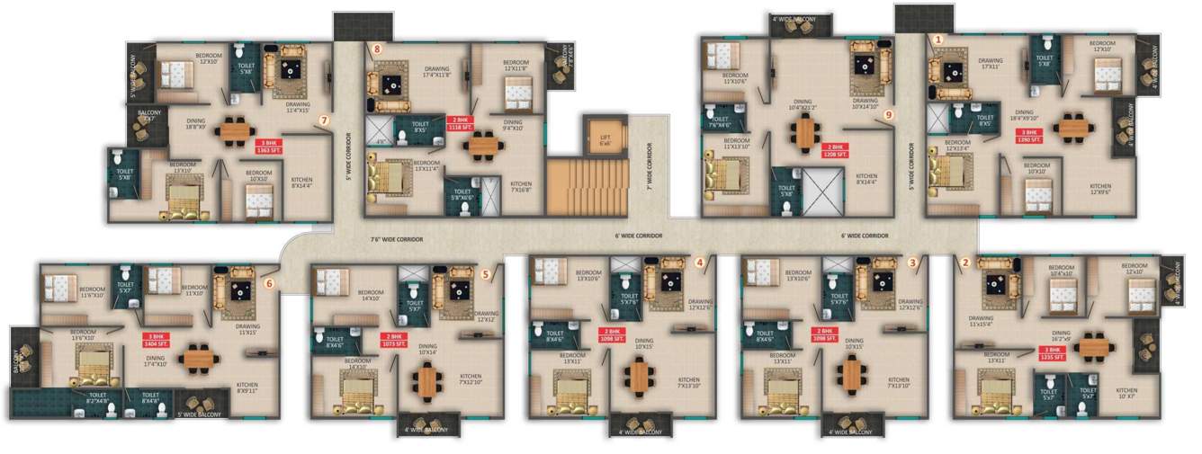 sm zinnia SM Zinna Block A Cluster Plan for Typical Floor