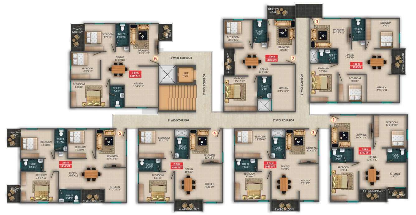  sm zinnia SM Zinna Block B Cluster Plan for Typical Floor