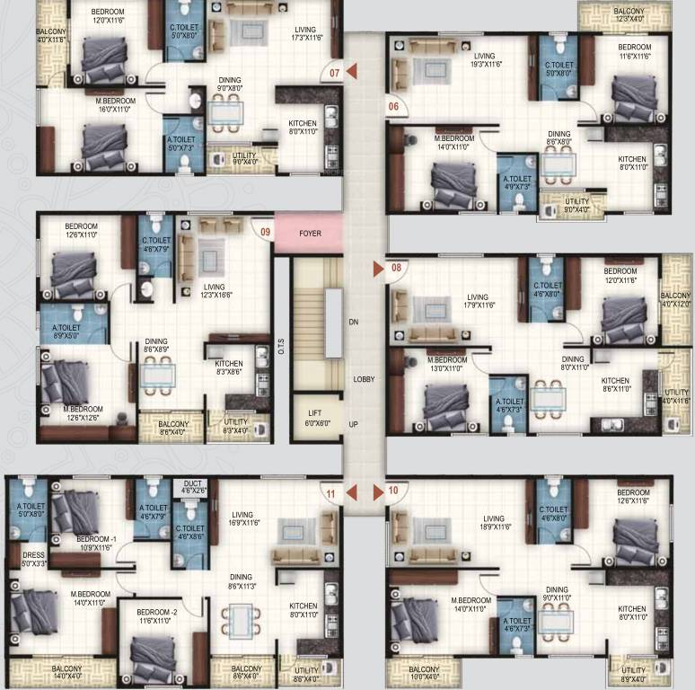 Images for Cluster Plan of United Sai Arcade