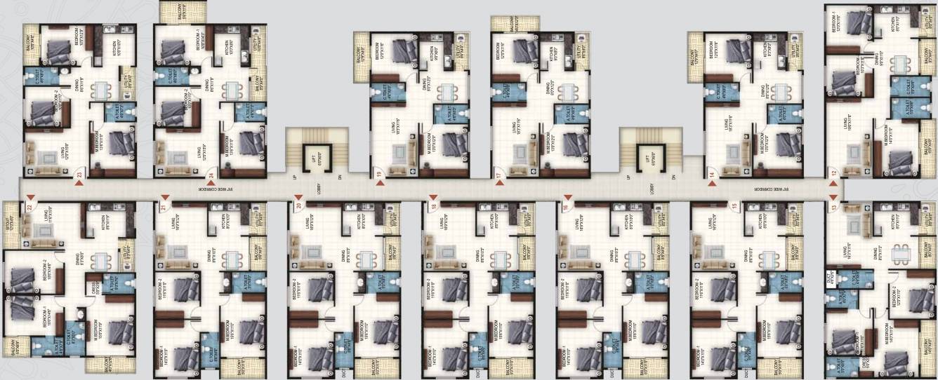 Images for Cluster Plan of United Sai Arcade