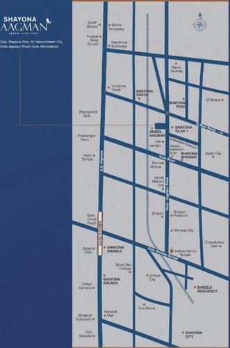 Images for Location Plan of Shree Hari Shayona Aagman Phase II Block A And B