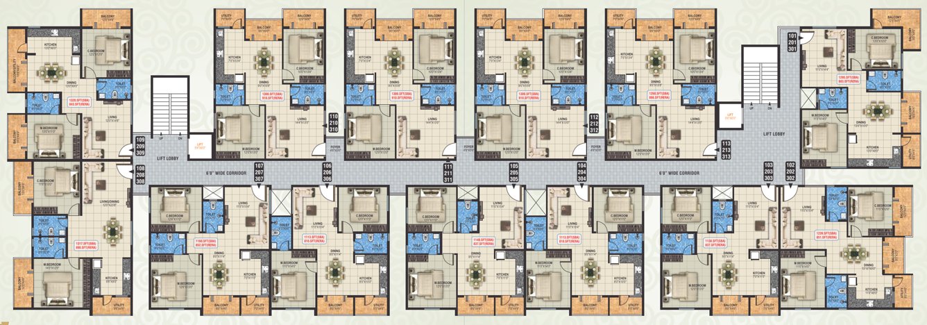 Images for Cluster Plan of Saranya Soham
