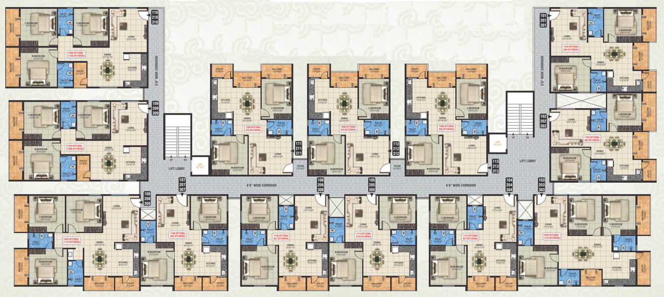 Images for Cluster Plan of Saranya Soham