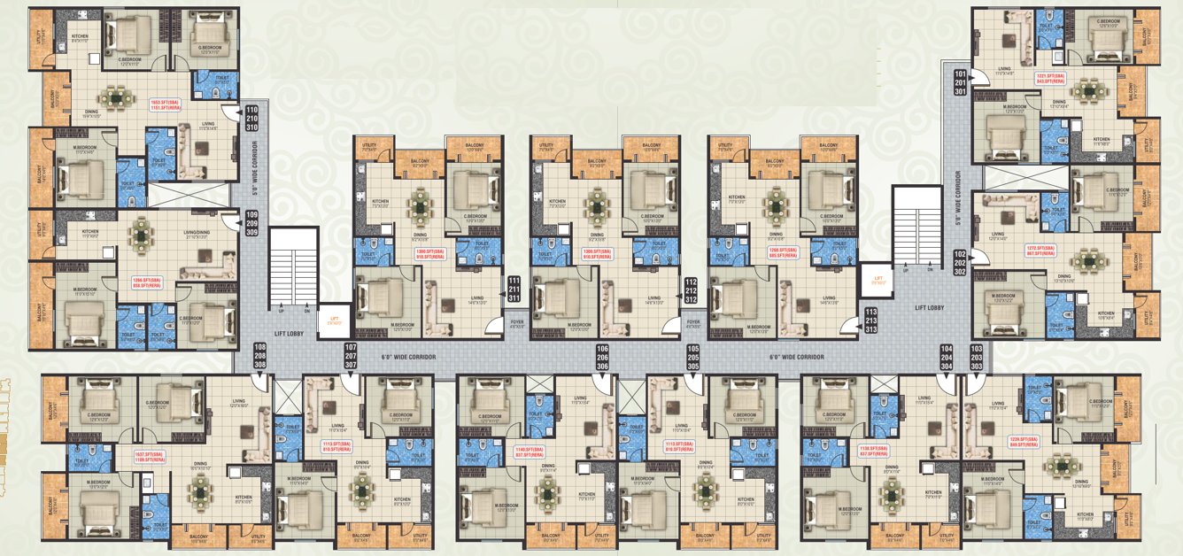 Images for Cluster Plan of Saranya Soham