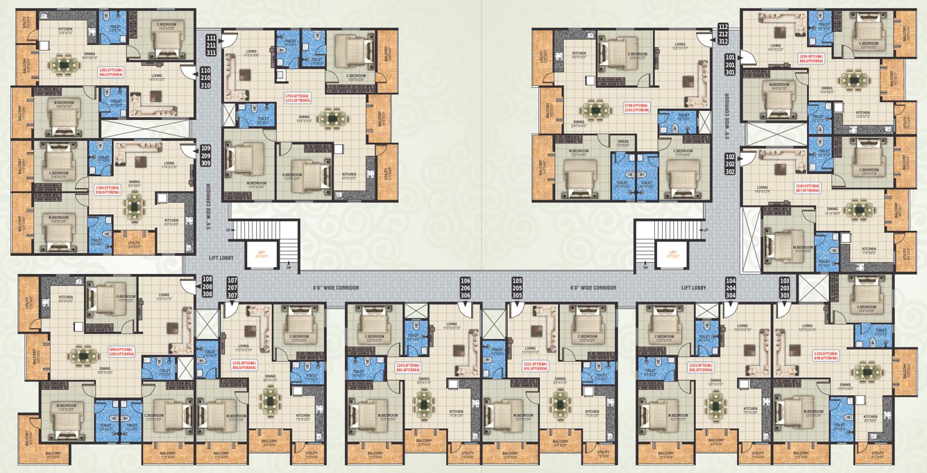 Images for Cluster Plan of Saranya Soham