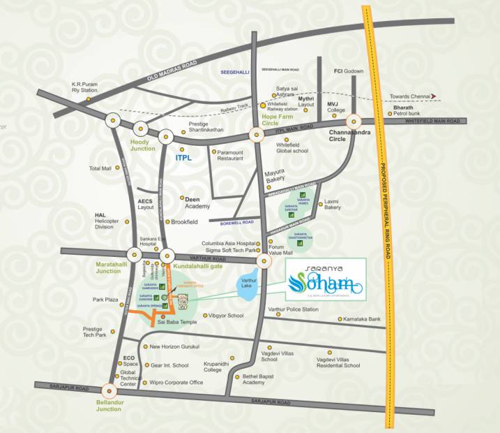 Images for Location Plan of Saranya Soham