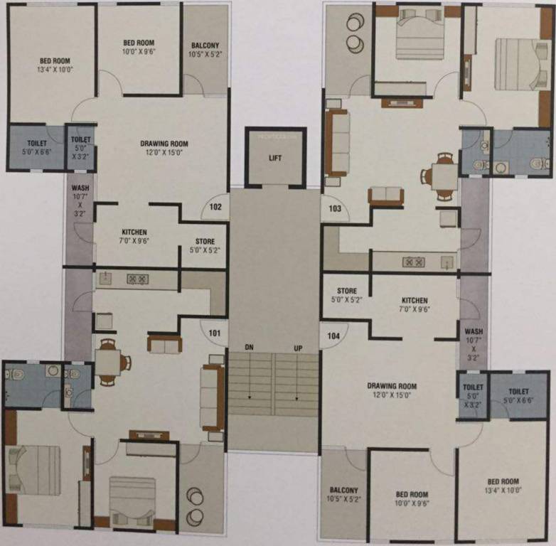 Images for Cluster Plan of Sthapatya Height