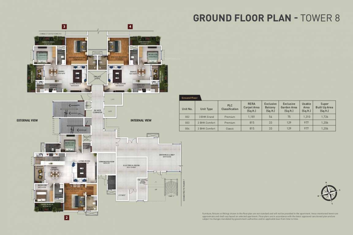  zenium Tower 8 Cluster Plan for Ground Floor
