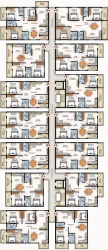  grandeur Images for Cluster Plan of Jeevan Grandeur