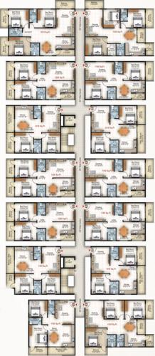  grandeur Images for Cluster Plan of Jeevan Grandeur