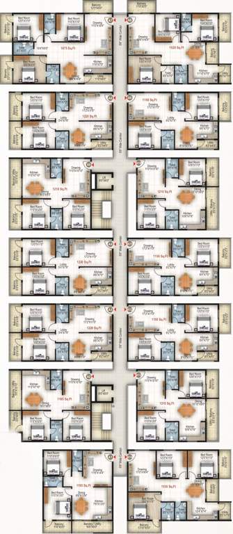  grandeur Images for Cluster Plan of Jeevan Grandeur