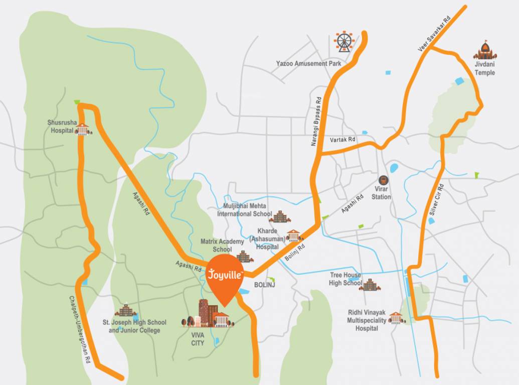 Images for Location Plan of Shapoorji Pallonji Joyville Virar Phase 3
