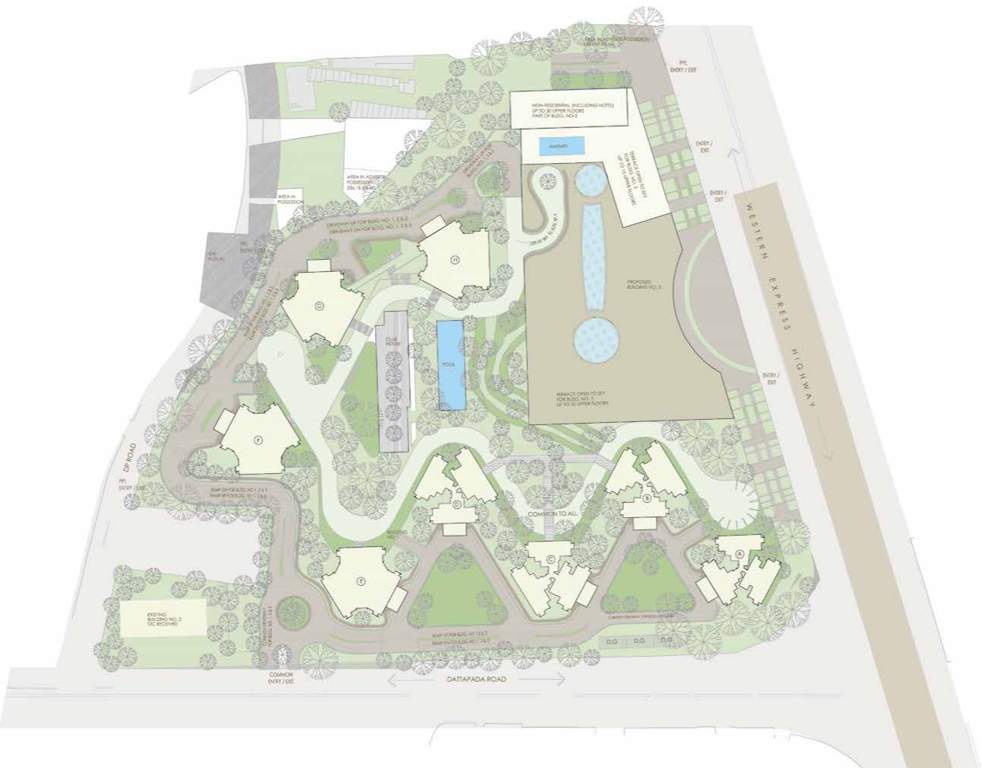 Images for Layout Plan of Oberoi Sky City Tower E