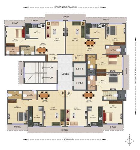  surya-chsl Surya Cooperative Housing Society Ltd Cluster Plan