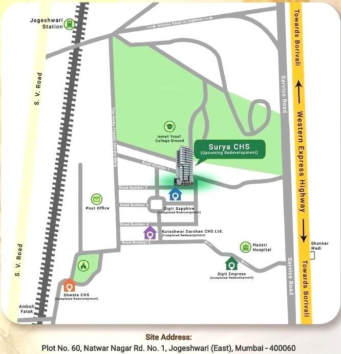  surya chsl Location Plan