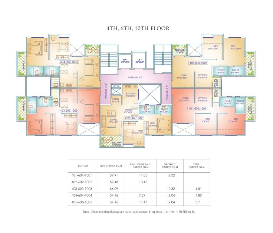  vedant b Vedant   Building B Even Cluster Plan