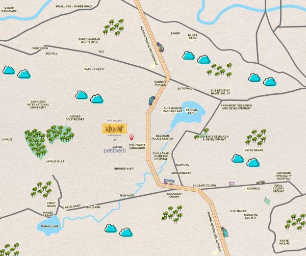 Images for Location Plan of Rainbow Athashri At Pebbles