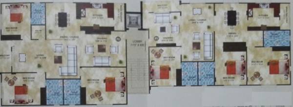 Images for Cluster Plan of Citizen Kapur Towers