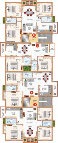Images for Cluster Plan of Shree Vishnu Elina