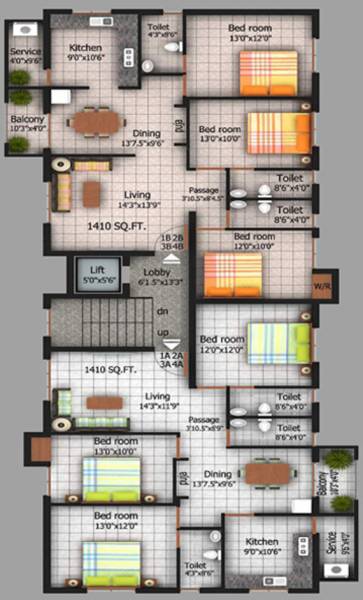 Images for Cluster Plan of Varthini Kesav Tower