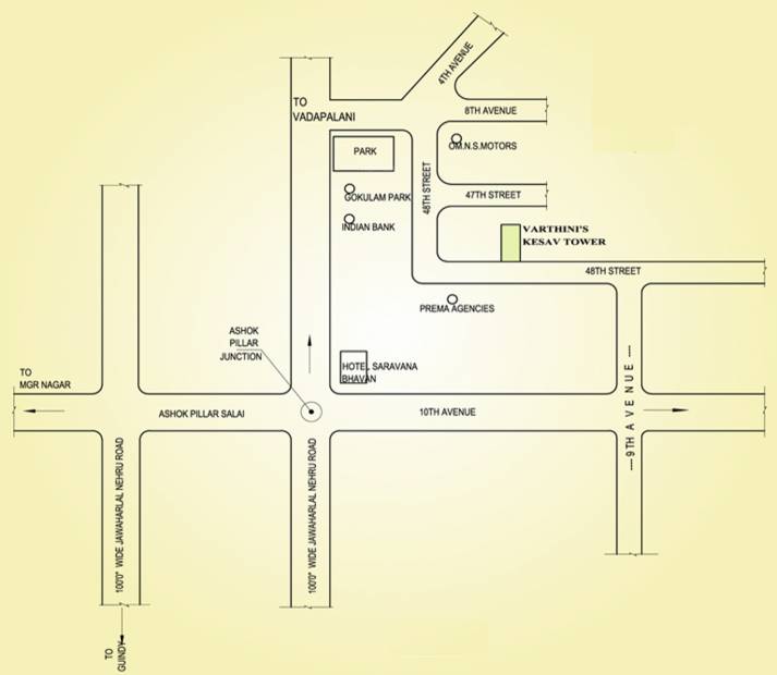 Images for Location Plan of Varthini Kesav Tower