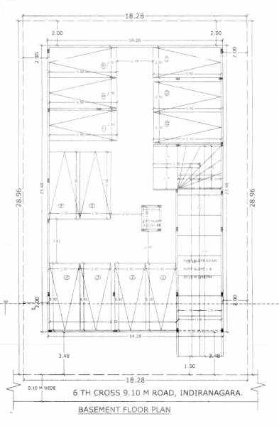  24-defence-colony Basement Floor Plan