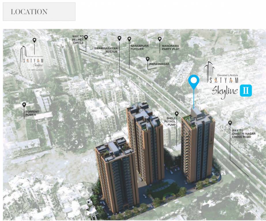  skyline ii Location Plan