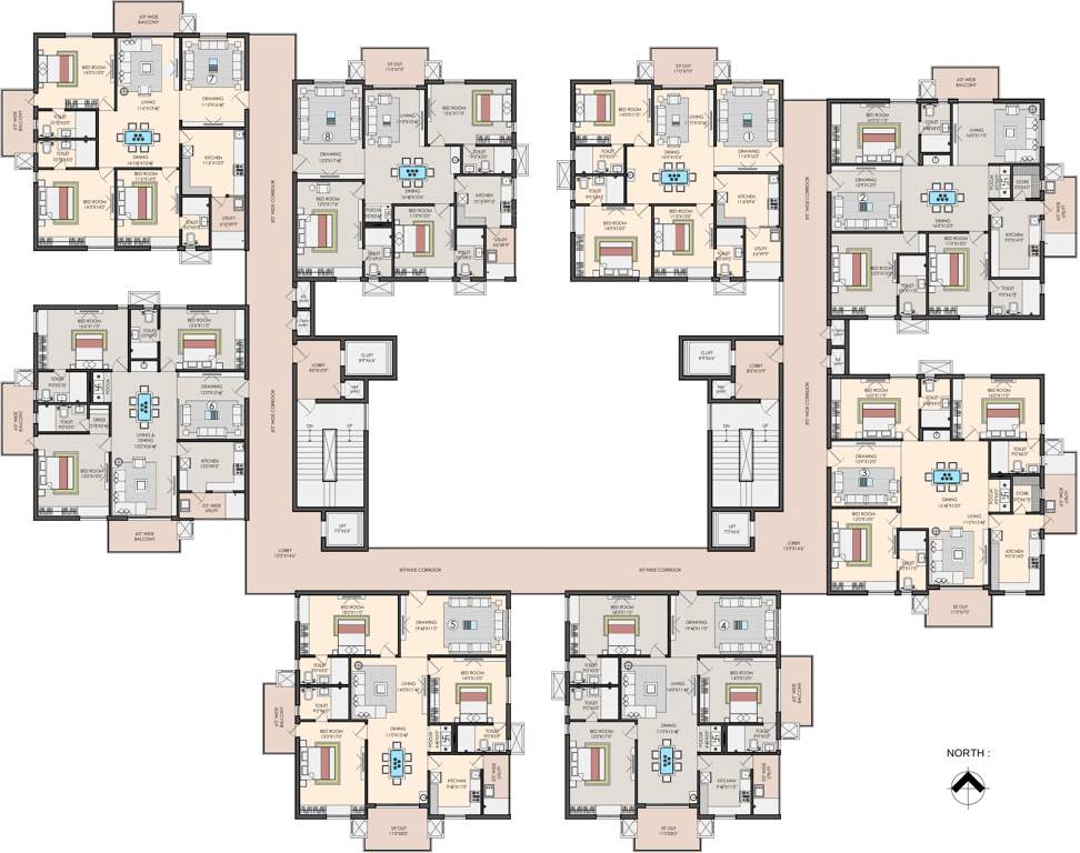 Images for Cluster Plan of Sri Aditya Athena