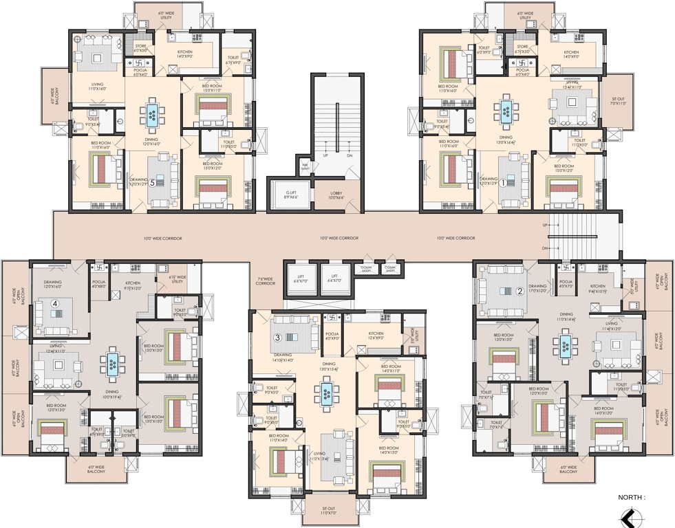Images for Cluster Plan of Sri Aditya Athena