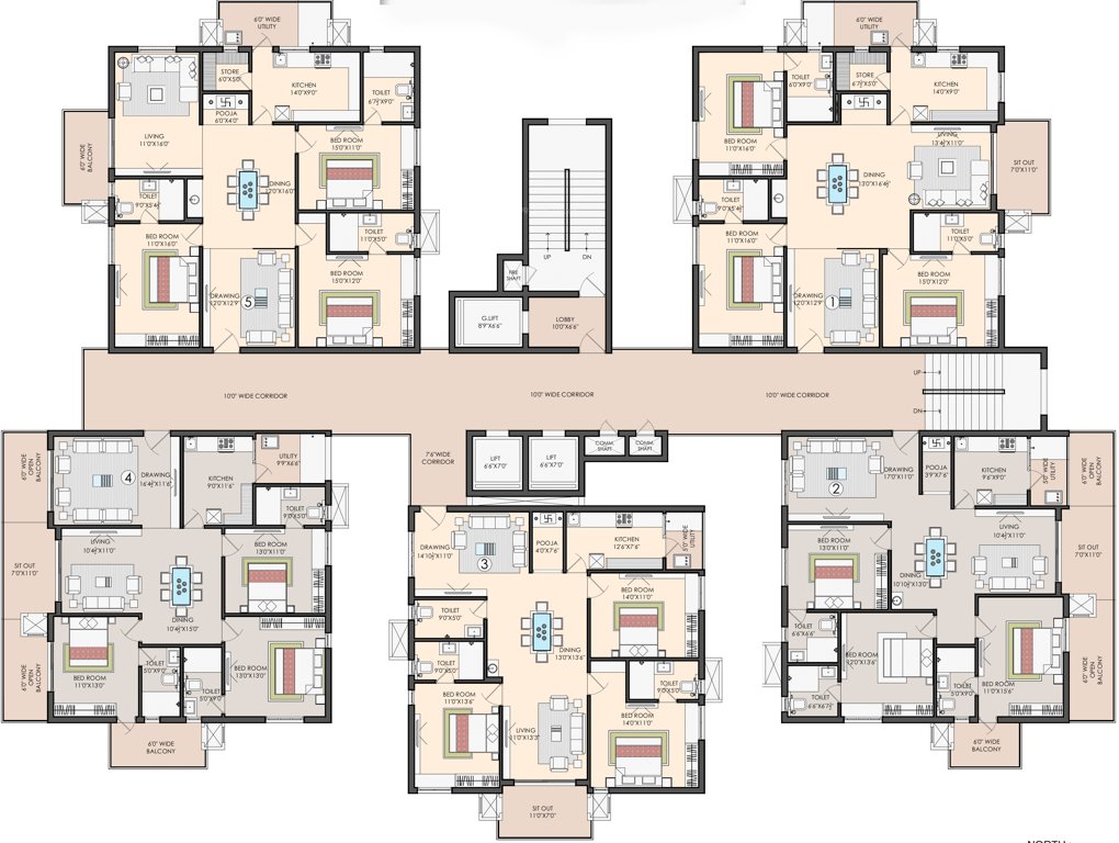 Images for Cluster Plan of Sri Aditya Athena