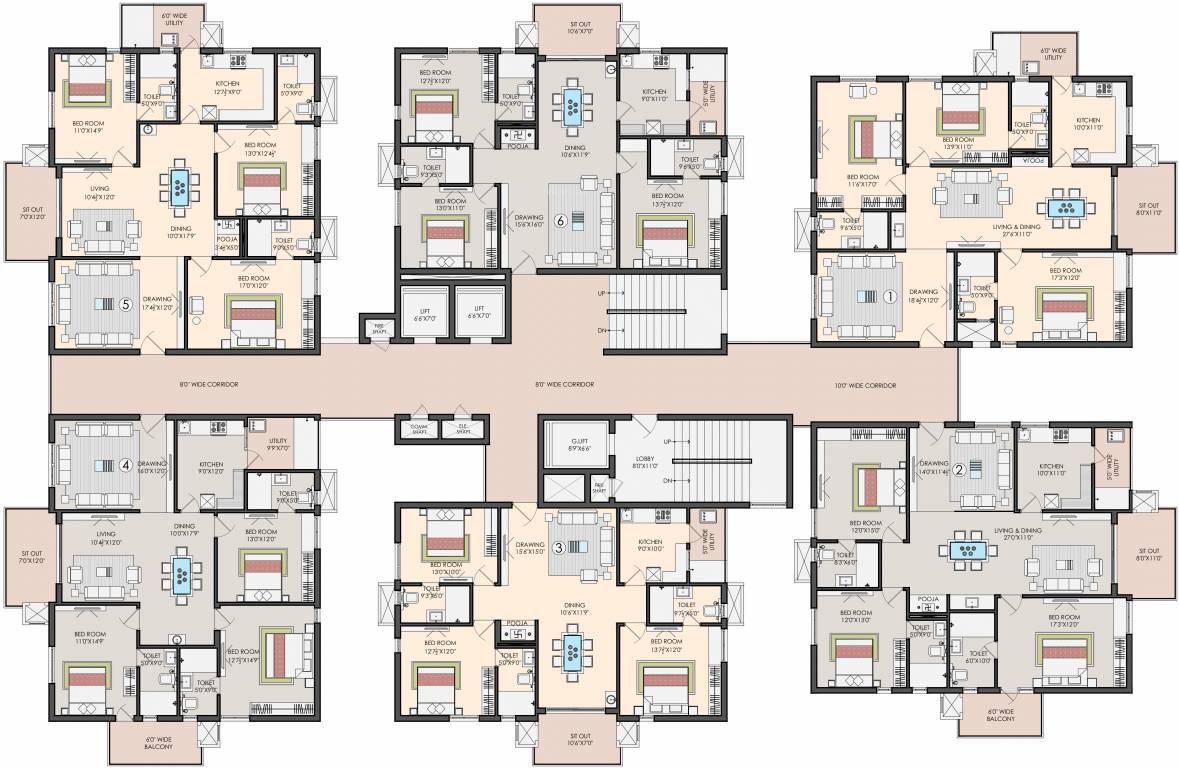 Images for Cluster Plan of Sri Aditya Athena