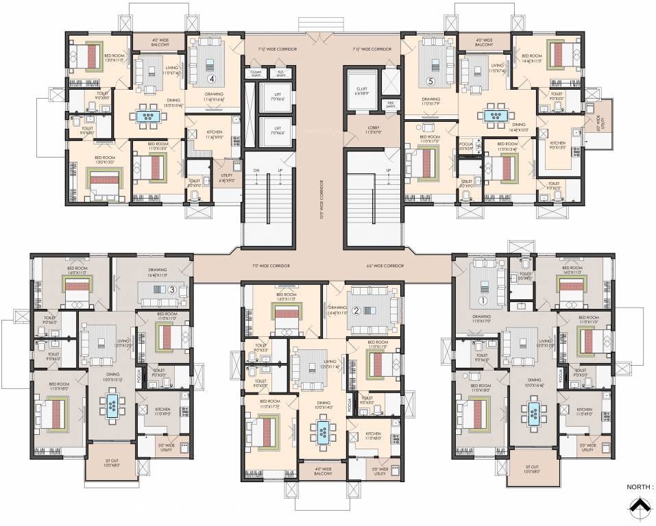 Images for Cluster Plan of Sri Aditya Athena