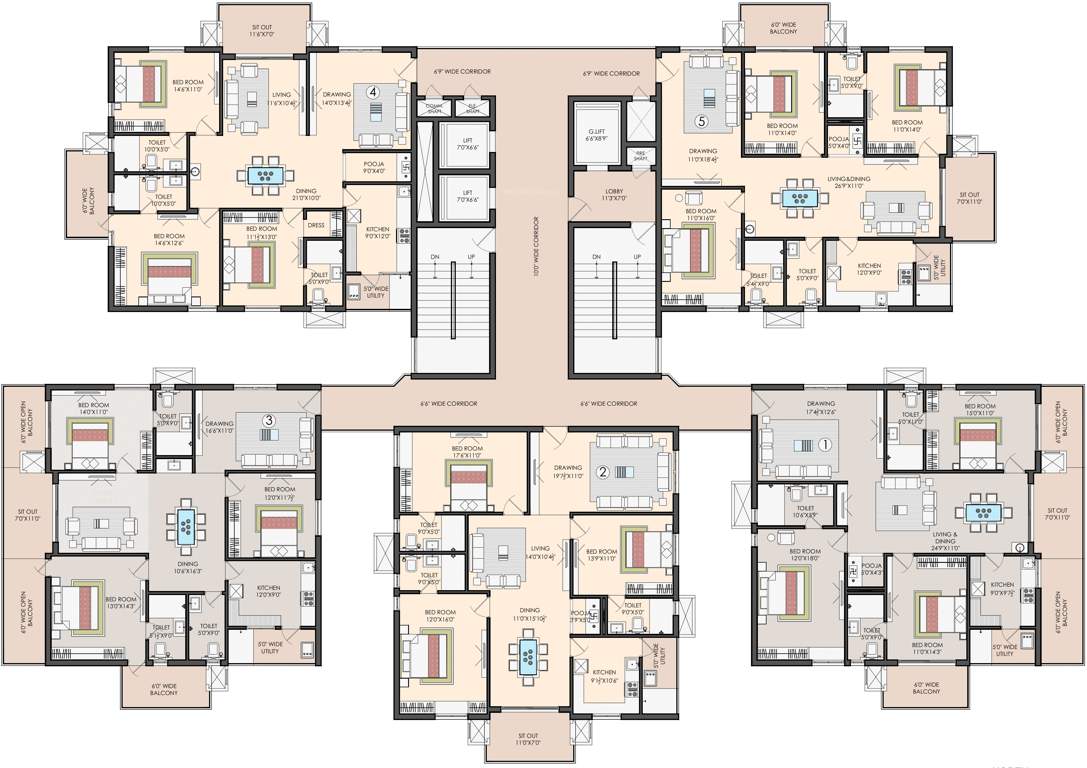 Images for Cluster Plan of Sri Aditya Athena
