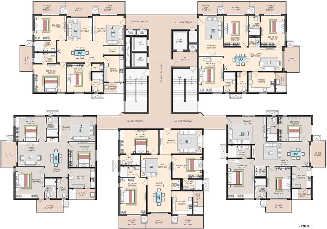 Images for Cluster Plan of Sri Aditya Athena
