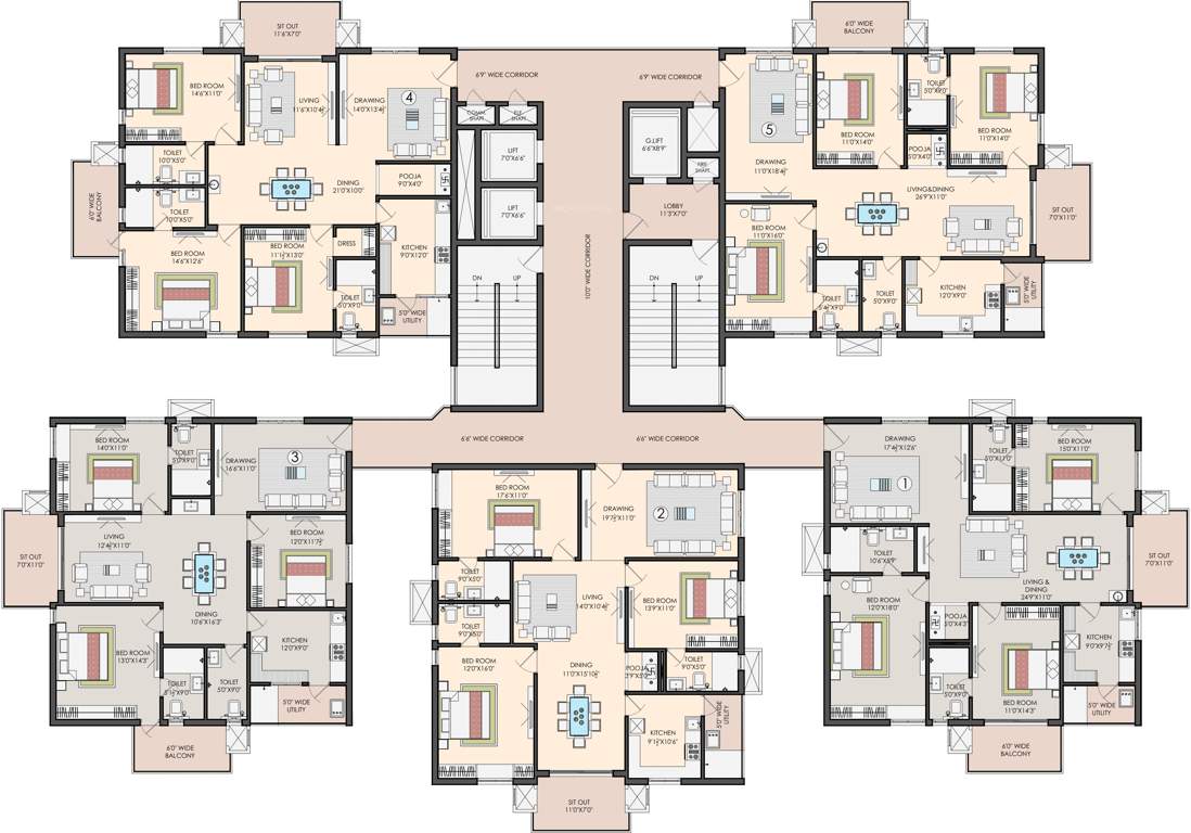 Images for Cluster Plan of Sri Aditya Athena