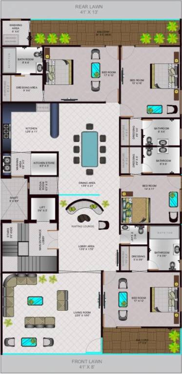 Images for Cluster Plan of Lord Krishna Royal Floors