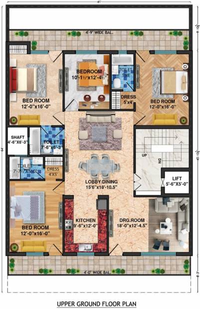 Images for Cluster Plan of Lord Krishna Royal Floors 2