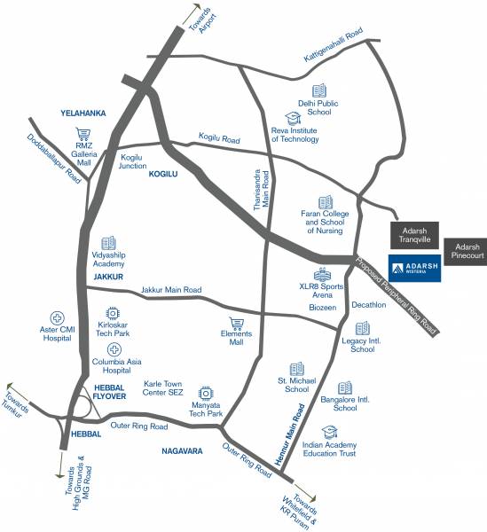 Images for Location Plan of Adarsh Wisteria Phase1