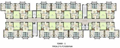  utsav Tower S Cluster Plan from 1st to 9th Floor