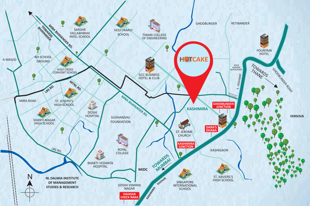  north imperia tower 1 Location Plan