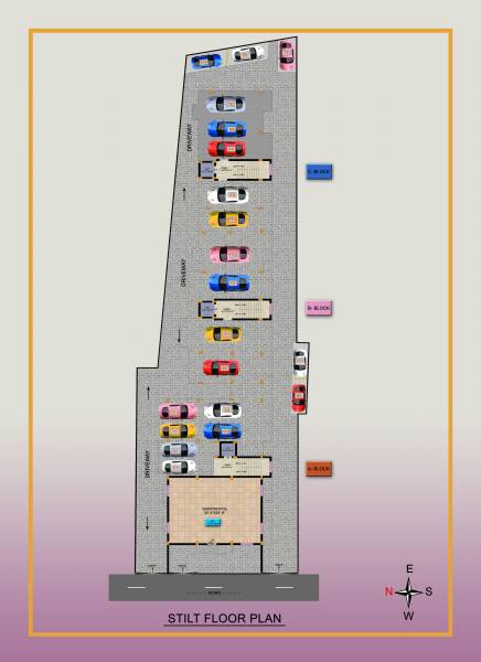  radhakrishna Block A Cluster Plan for ground Floor