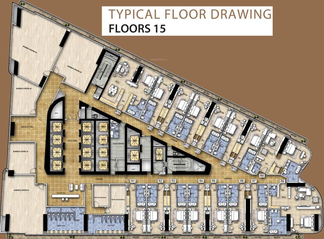Images for Cluster Plan of Damac Paramount Tower Hotel And Residences