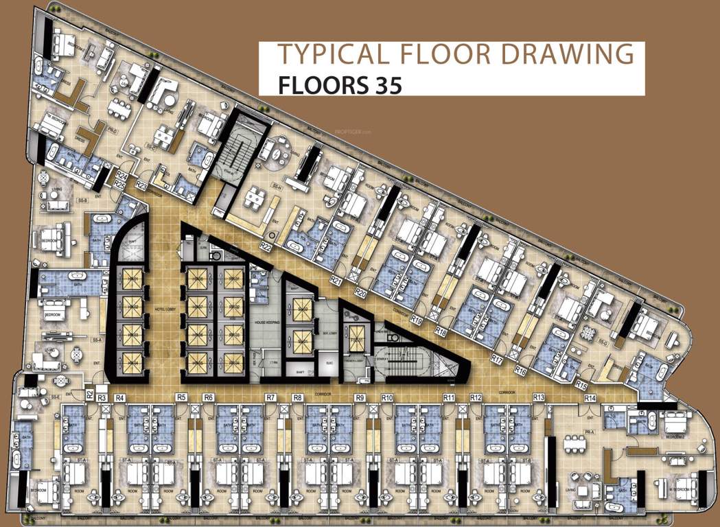 Images for Cluster Plan of Damac Paramount Tower Hotel And Residences