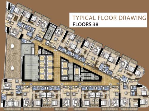 Images for Cluster Plan of Damac Paramount Tower Hotel And Residences