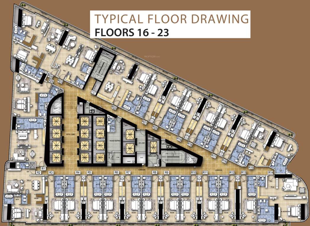 Images for Cluster Plan of Damac Paramount Tower Hotel And Residences