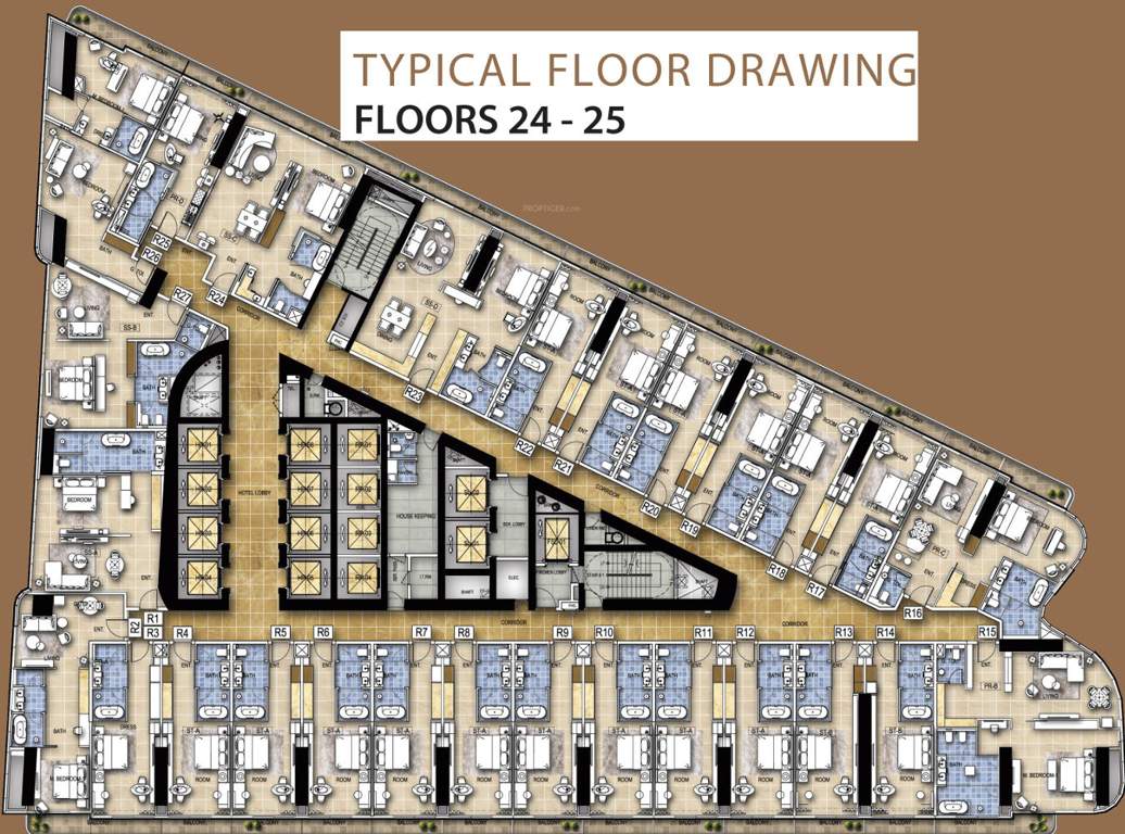 Images for Cluster Plan of Damac Paramount Tower Hotel And Residences