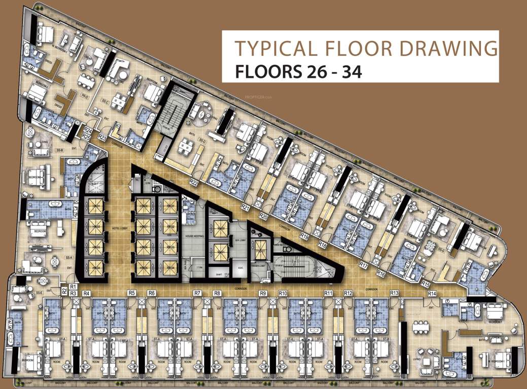 Images for Cluster Plan of Damac Paramount Tower Hotel And Residences